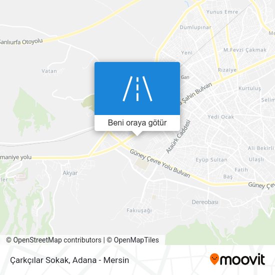 Çarkçılar Sokak harita