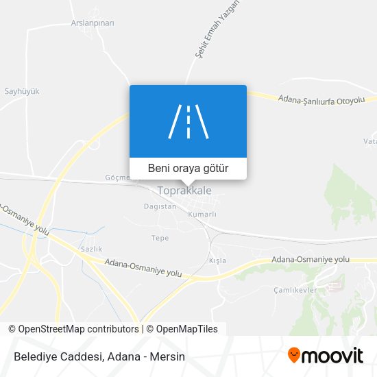 Belediye Caddesi harita