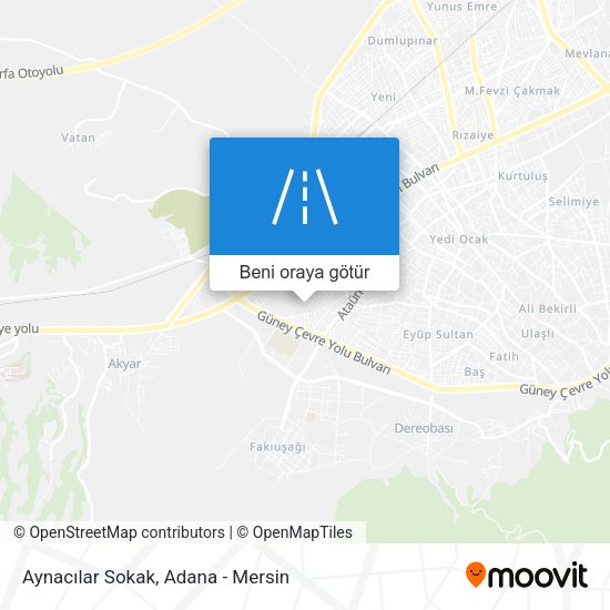 Aynacılar Sokak harita
