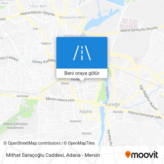 Mithat Saraçoğlu Caddesi harita