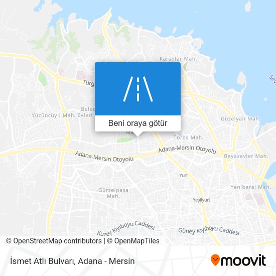 İsmet Atlı Bulvarı harita