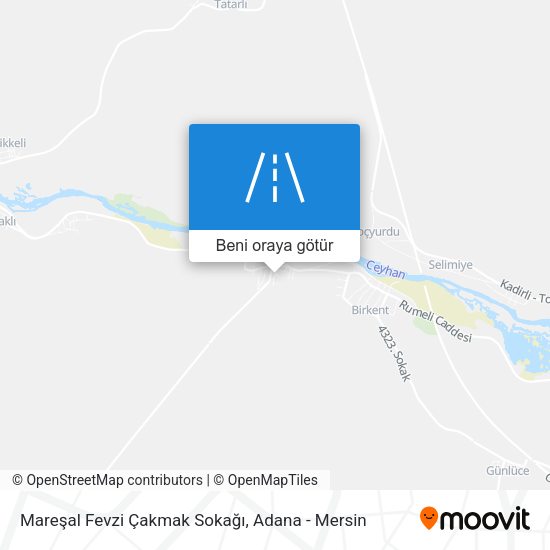 Mareşal Fevzi Çakmak Sokağı harita