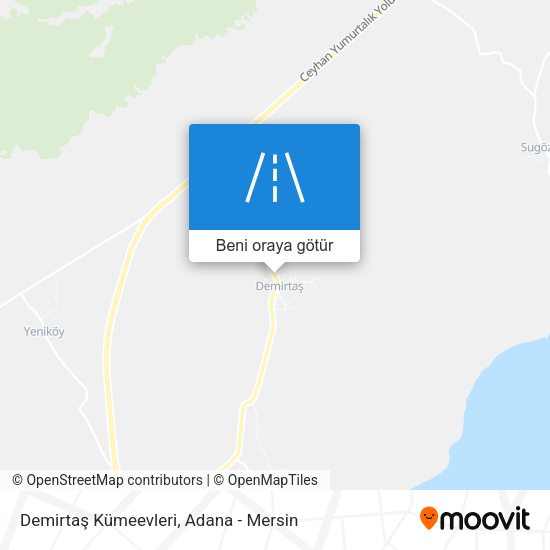 Demirtaş Kümeevleri harita