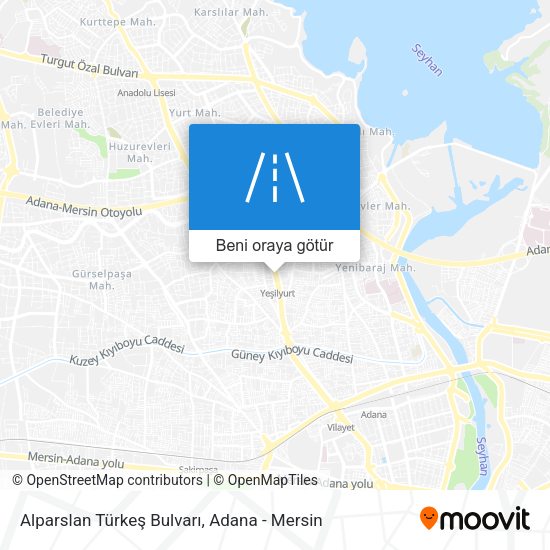 Alparslan Türkeş Bulvarı harita