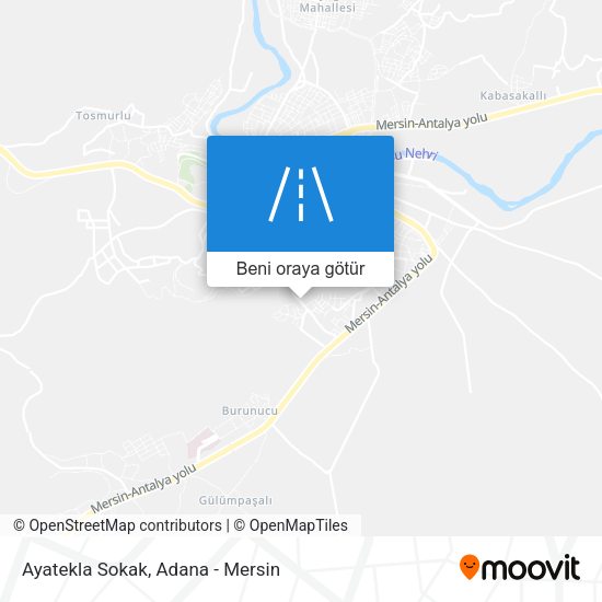 Ayatekla Sokak harita
