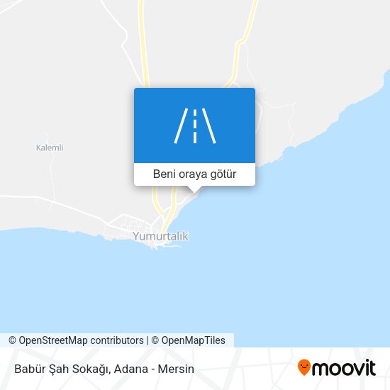 Babür Şah Sokağı harita