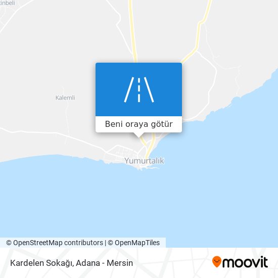 Kardelen Sokağı harita