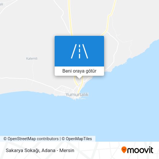 Sakarya Sokağı harita