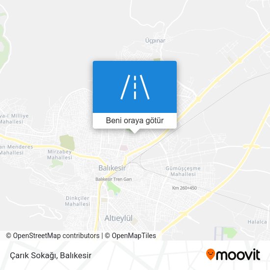 Çarık Sokağı harita