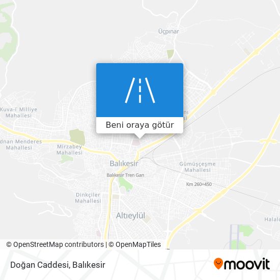 Doğan Caddesi harita