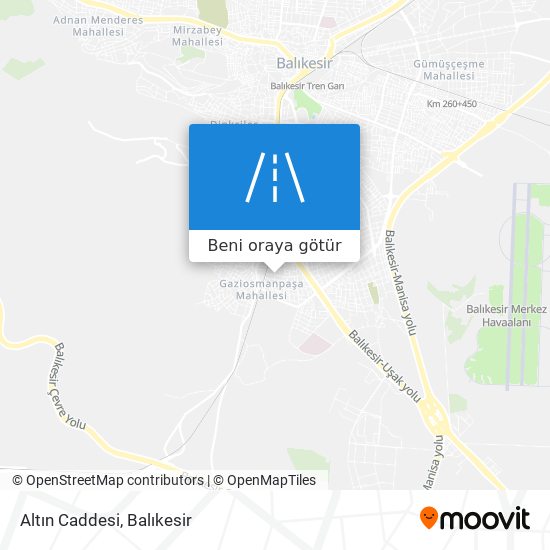 Altın Caddesi harita