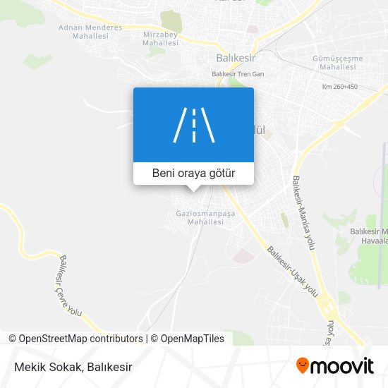 Mekik Sokak harita