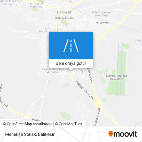 Menekşe Sokak harita