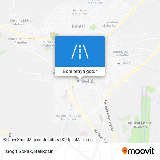 Geçit Sokak harita