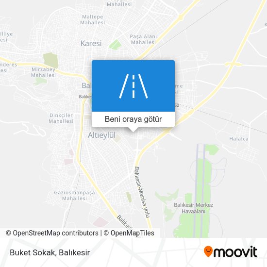 Buket Sokak harita