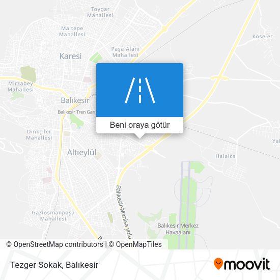Tezger Sokak harita
