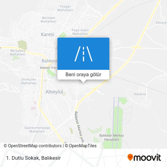1. Dutlu Sokak harita