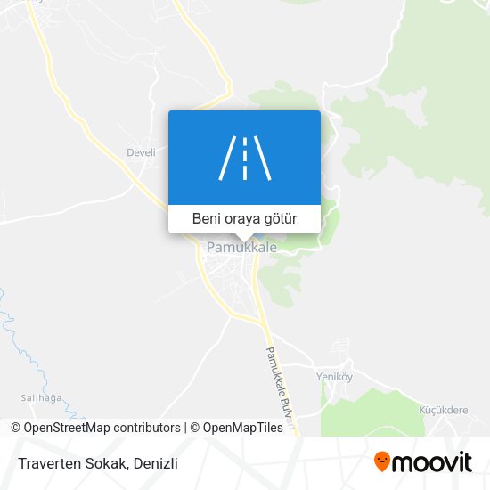 Traverten Sokak harita