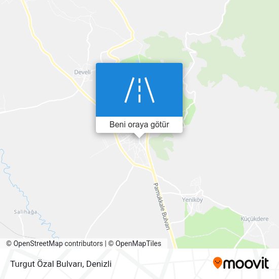 Turgut Özal Bulvarı harita