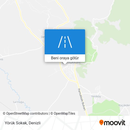 Yörük Sokak harita