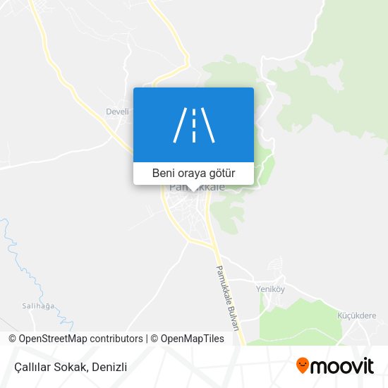 Çallılar Sokak harita