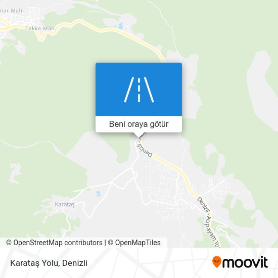 Karataş Yolu harita