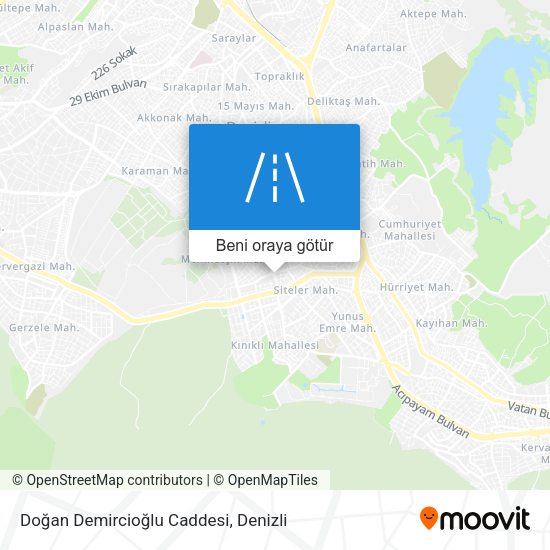 Doğan Demircioğlu Caddesi harita
