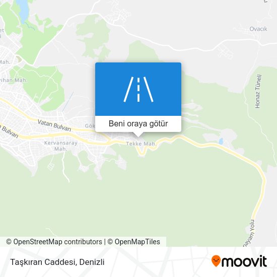 Taşkıran Caddesi harita