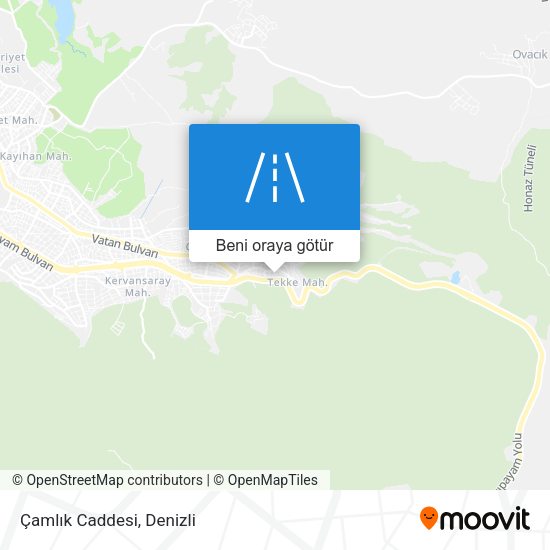 Çamlık Caddesi harita