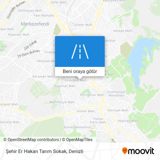 Şehir Er Hakan Tarım Sokak harita