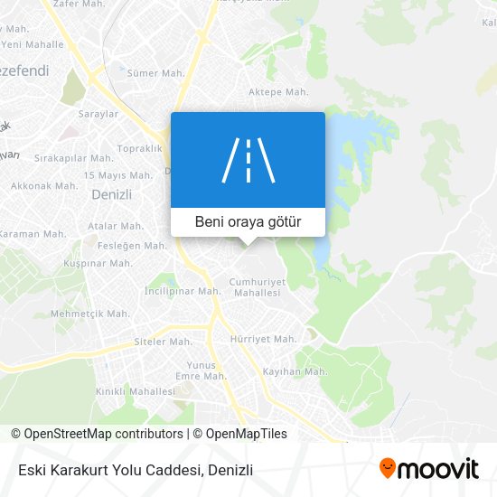 Eski Karakurt Yolu Caddesi harita