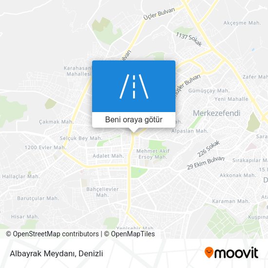 Albayrak Meydanı harita