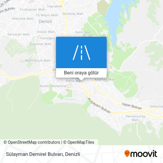 Sülayman Demirel Bulvarı harita