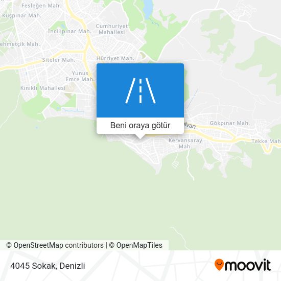 4045 Sokak harita