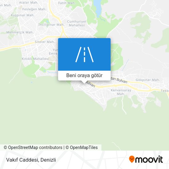 Vakıf Caddesi harita