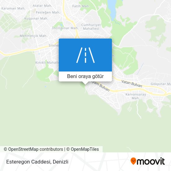 Esteregon Caddesi harita