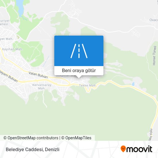 Belediye Caddesi harita