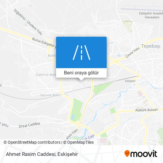 Ahmet Rasim Caddesi harita