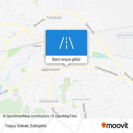 Topçu Sokak harita