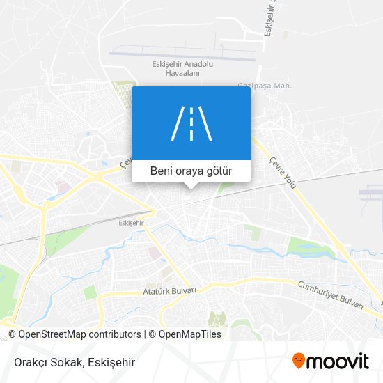 Orakçı Sokak harita