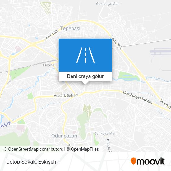 Üçtop Sokak harita