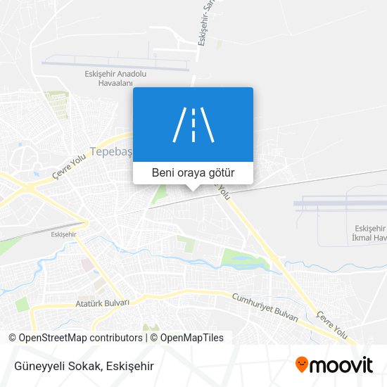Güneyyeli Sokak harita