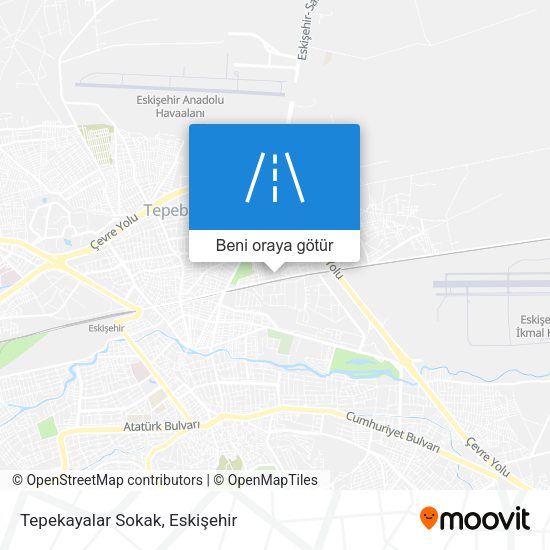 Tepekayalar Sokak harita
