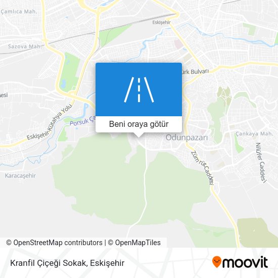 Kranfil Çiçeği Sokak harita