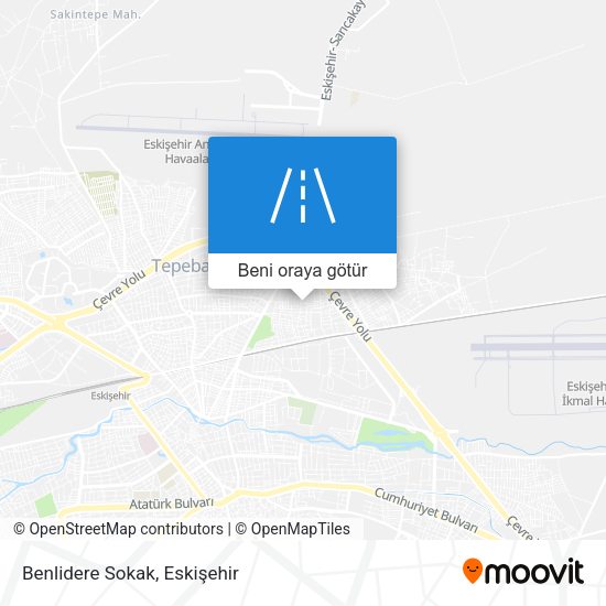 Benlidere Sokak harita