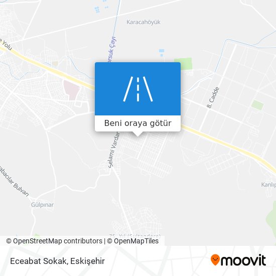 Eceabat Sokak harita