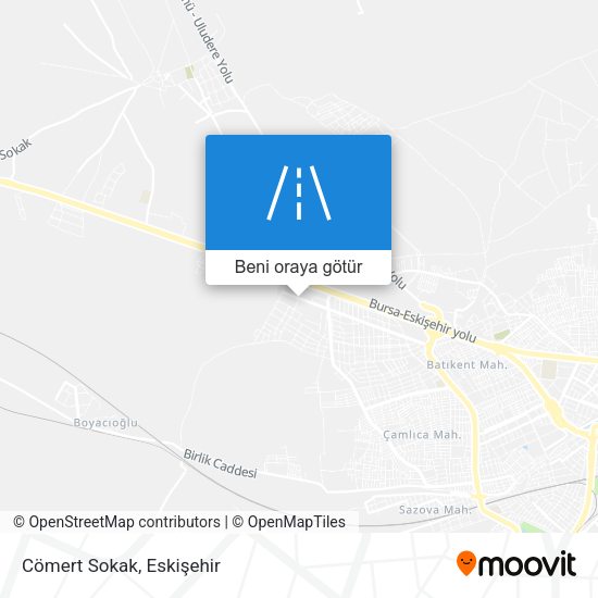 Cömert Sokak harita