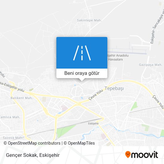 Gençer Sokak harita