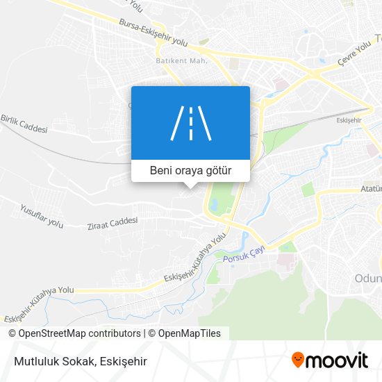 Mutluluk Sokak harita