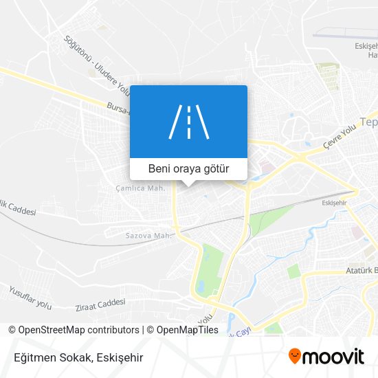 Eğitmen Sokak harita